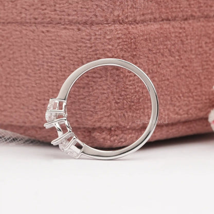3 Stone Antique  Cut  Mount Ring