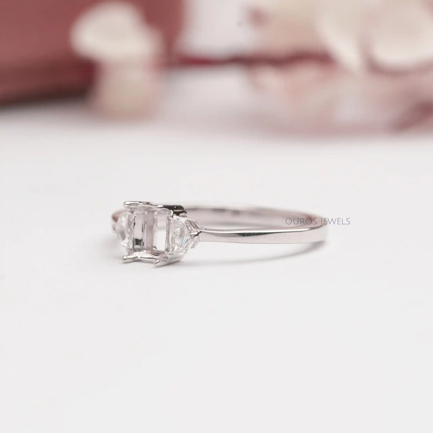 Unique   Cadillac Cut Lab Diamond  Ring