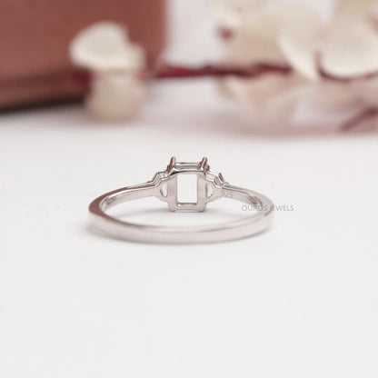 Unique   Cadillac Cut Lab Diamond  Ring