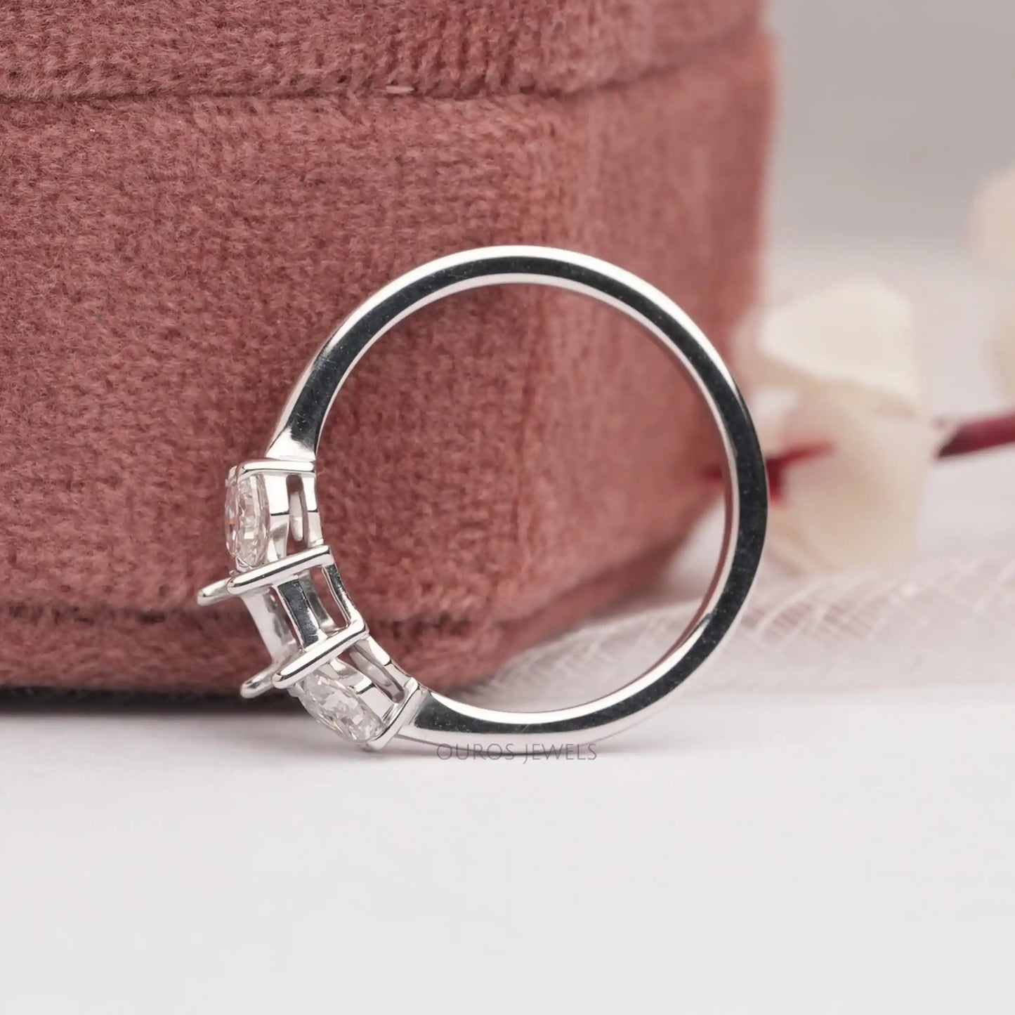 Mount Setting  Hexagon Cut Diamond  Ring