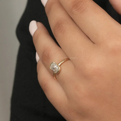 Ashoka Cut  Lab Grown Diamond  Solitaire  Ring