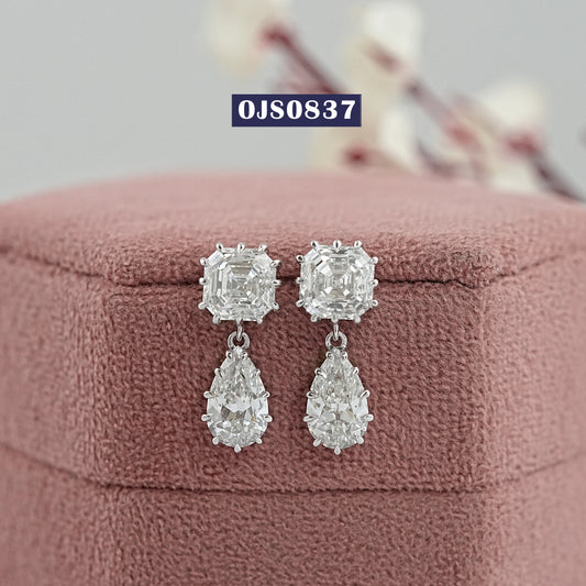 Old Mine Cut Diamond Drop & Dangle Earrings
