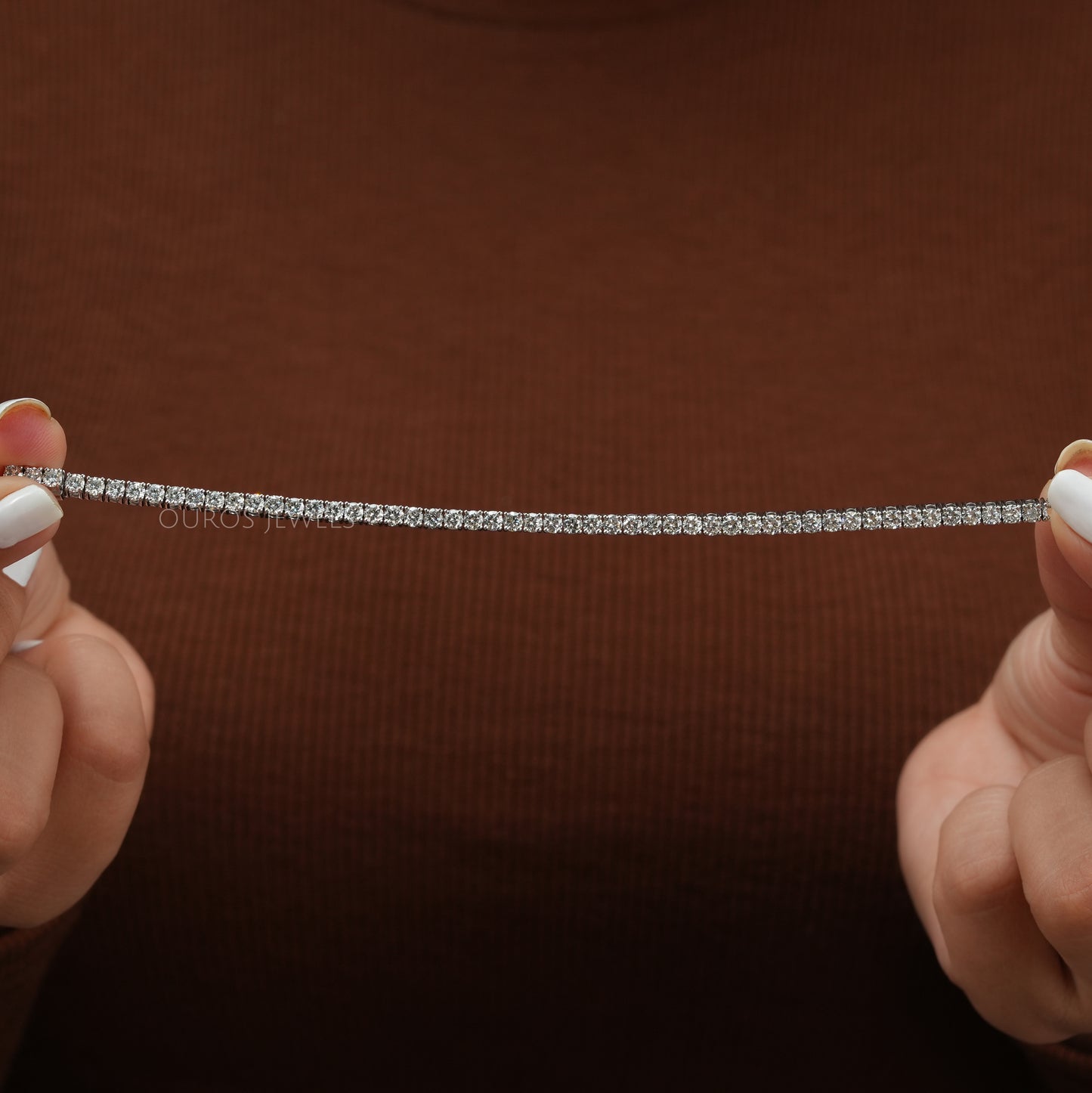 Round Cut Diamond Tennis Bracelet