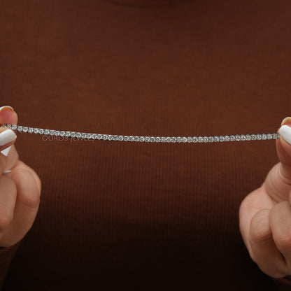 Round Cut Diamond Tennis Bracelet