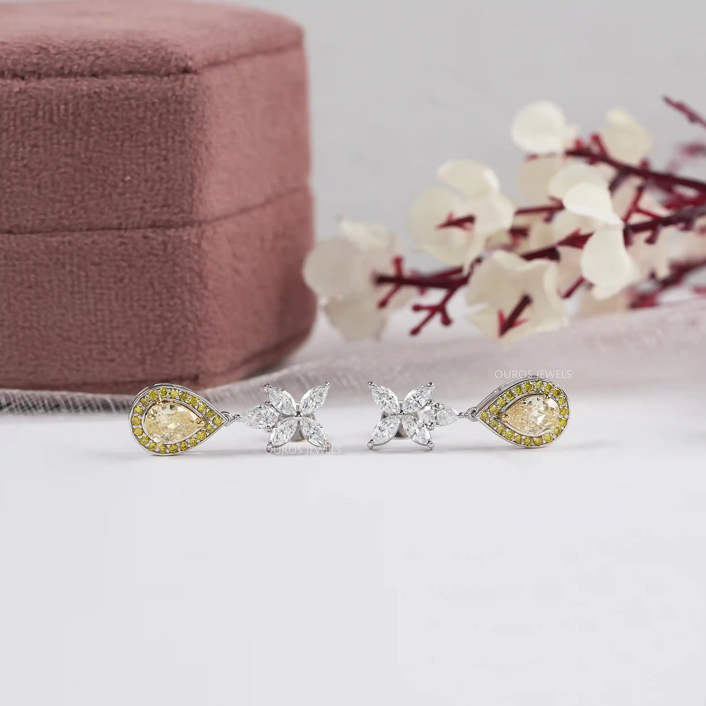 Multi  Shape Lab Diamond  Earrings