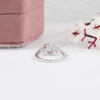 OEC Round Three Stone Lab Diamond  Ring