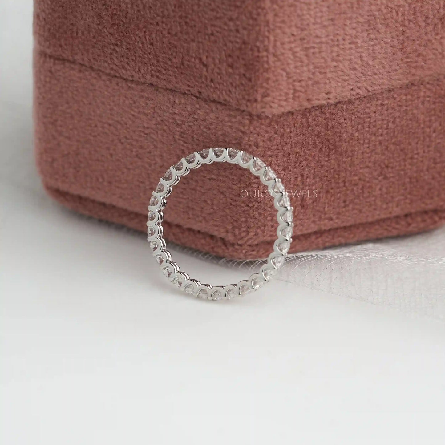 2.00 MM Round  Cut Lab Diamond  Wedding Band