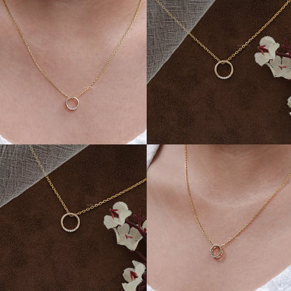 Round Shape Lab Grown Diamond Women Pendant