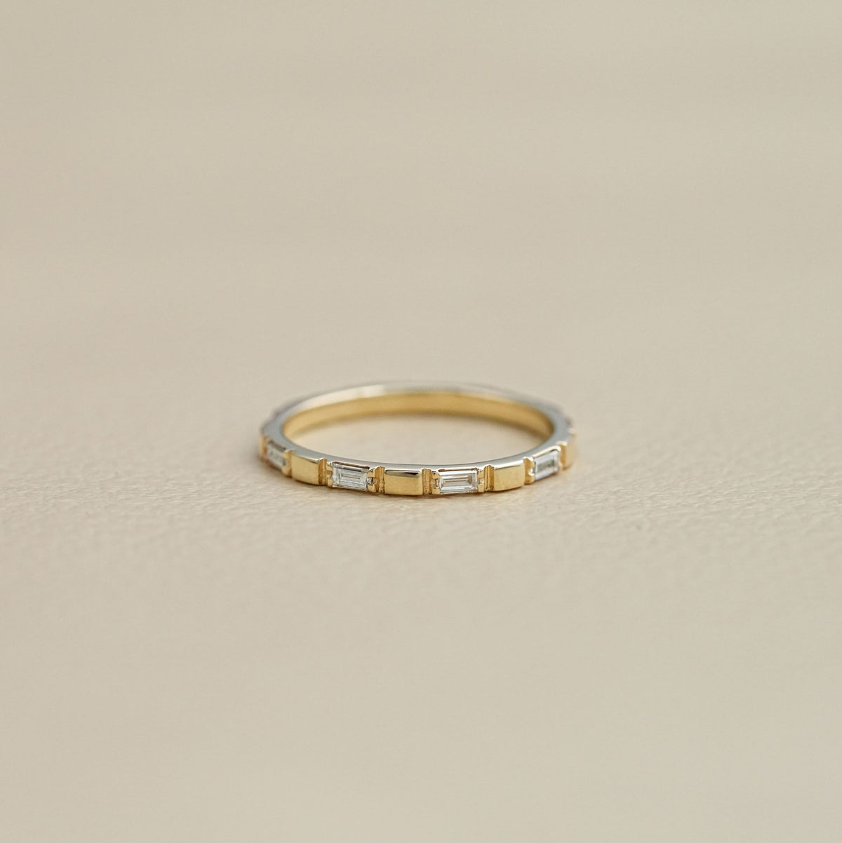 Baguette Diamond Wedding Band