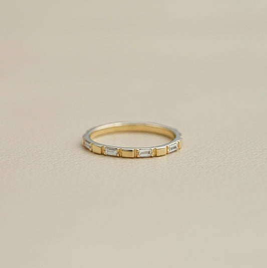Baguette Diamond Wedding Band
