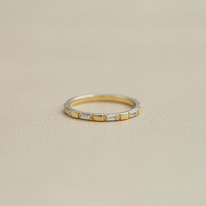 Baguette Diamond Wedding Band