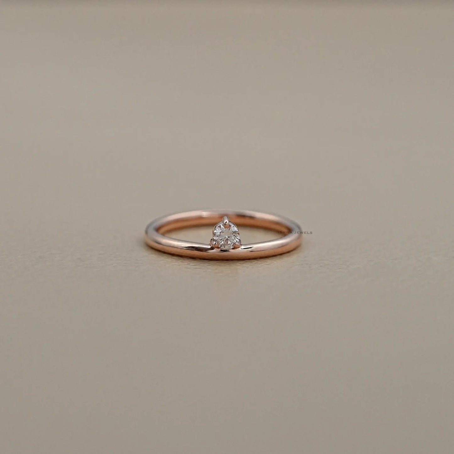 Round Cut Solitaire Engagement Ring