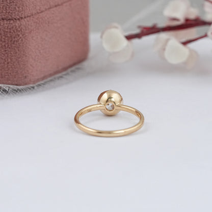 Solitaire Old European Round Cut  Ring