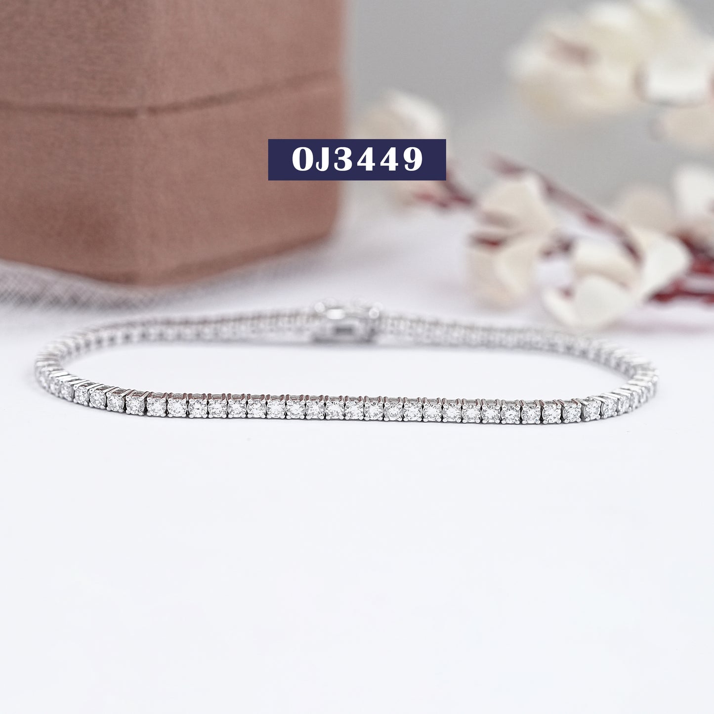 Brilliant Round Cut Tennis Bracelet