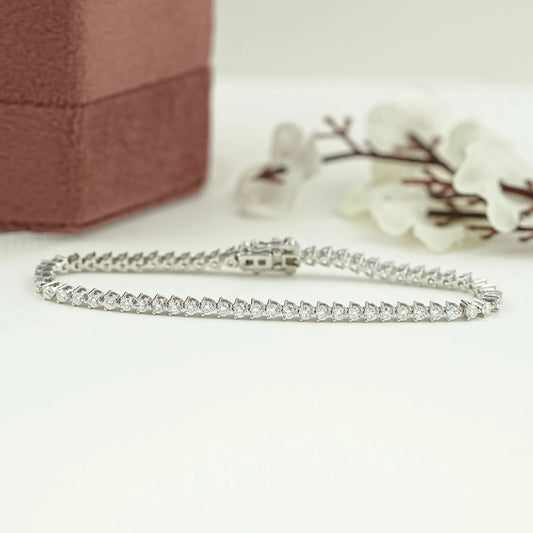 Brilliant Round Diamond Tennis Bracelet