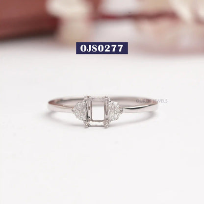 Unique   Cadillac Cut Lab Diamond  Ring
