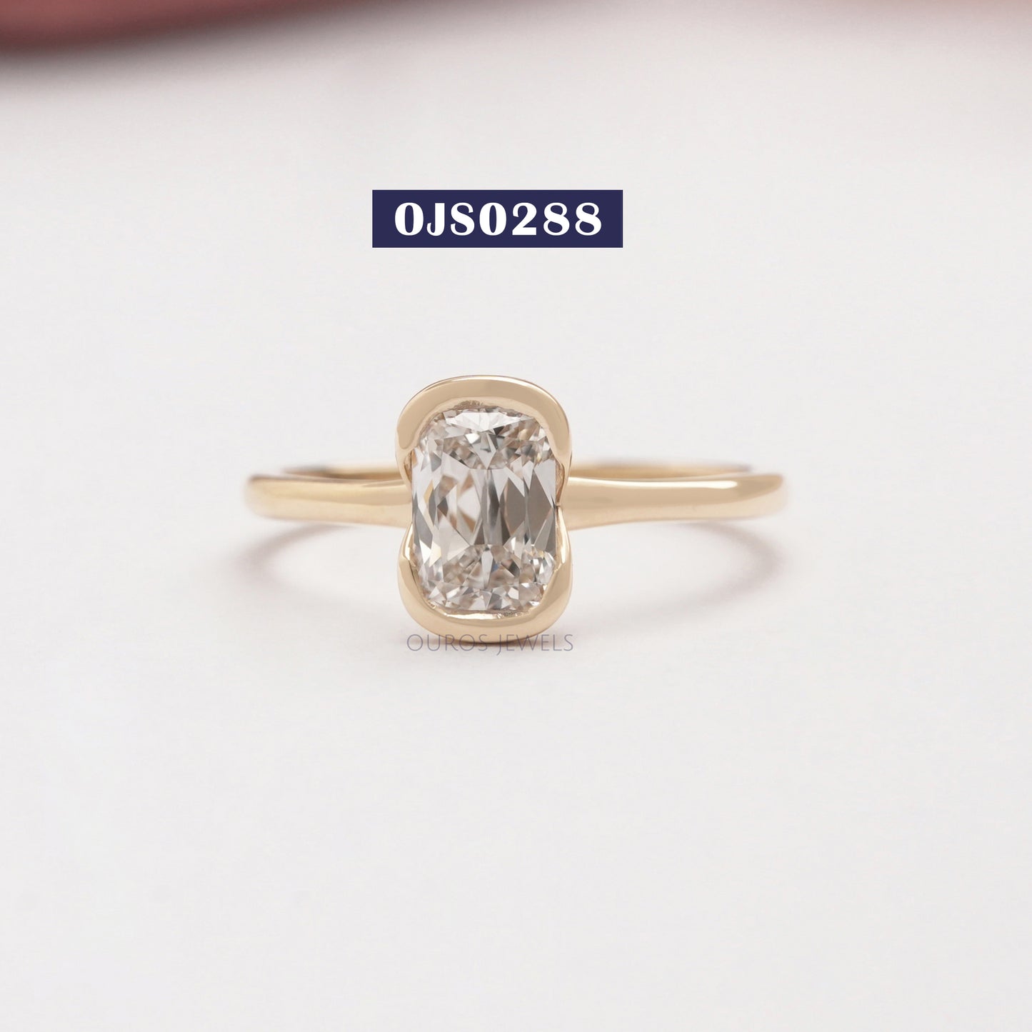 Ashoka Cut  Lab Grown Diamond  Solitaire  Ring