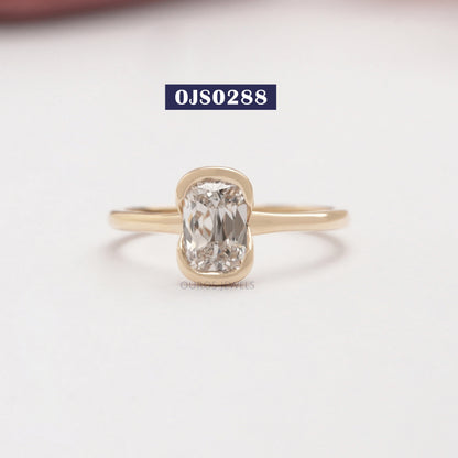Ashoka Cut  Lab Grown Diamond  Solitaire  Ring