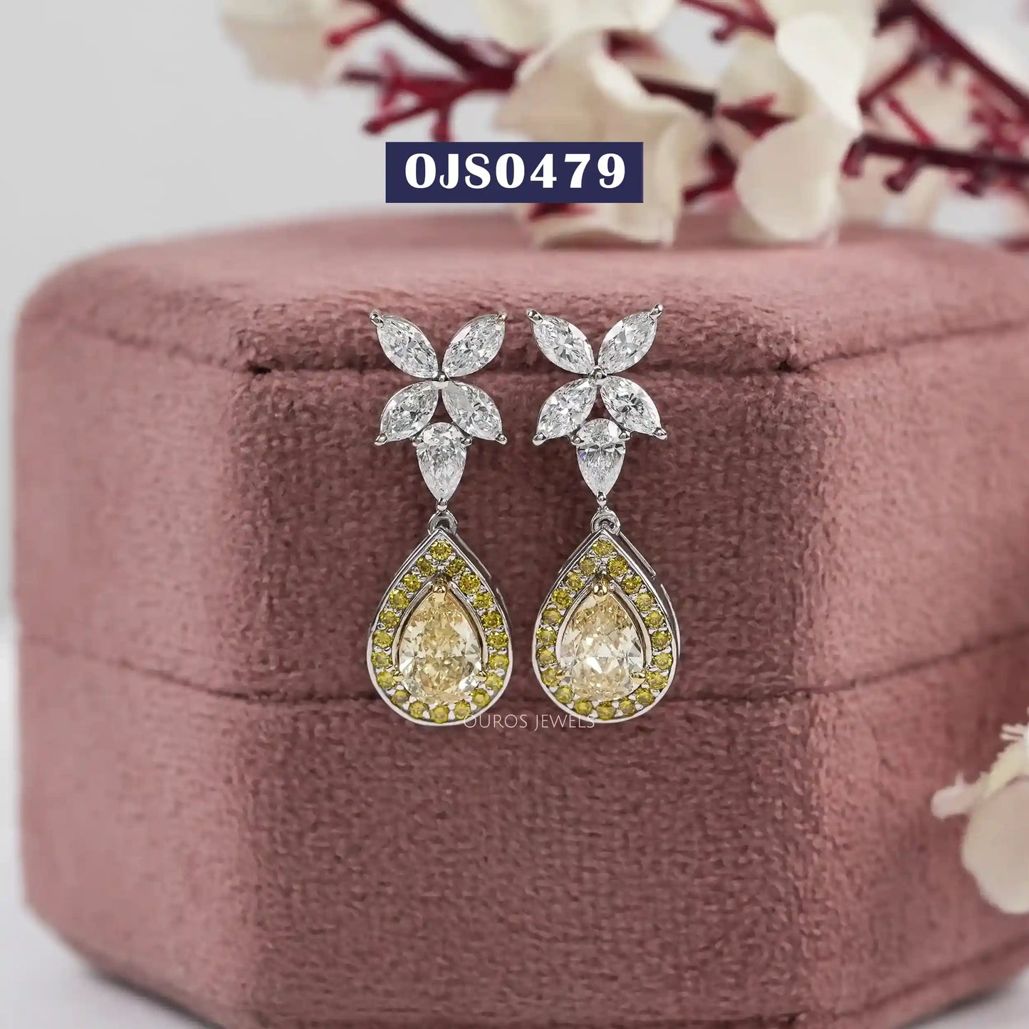 Multi  Shape Lab Diamond  Earrings