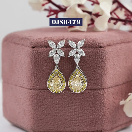 Multi  Shape Lab Diamond  Earrings