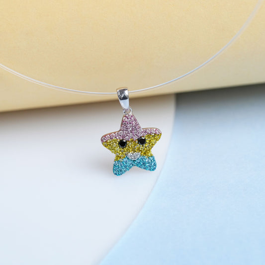 Star Shape Baby Diamond Pendant