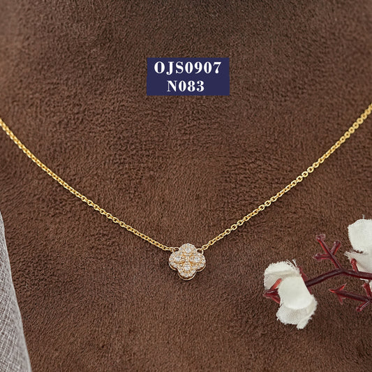 Round Cluster Diamond Halo Pendant