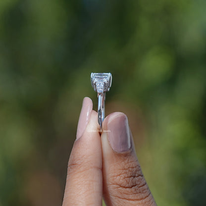 Radiant Cut Lab Grown Diamond Five Stone Ring
