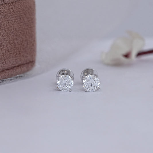 5.00 MM Round Lab Diamond Stud
