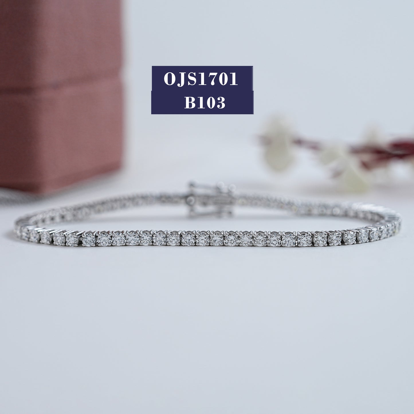 2.50MM Round Diamond Tennis Bracelet