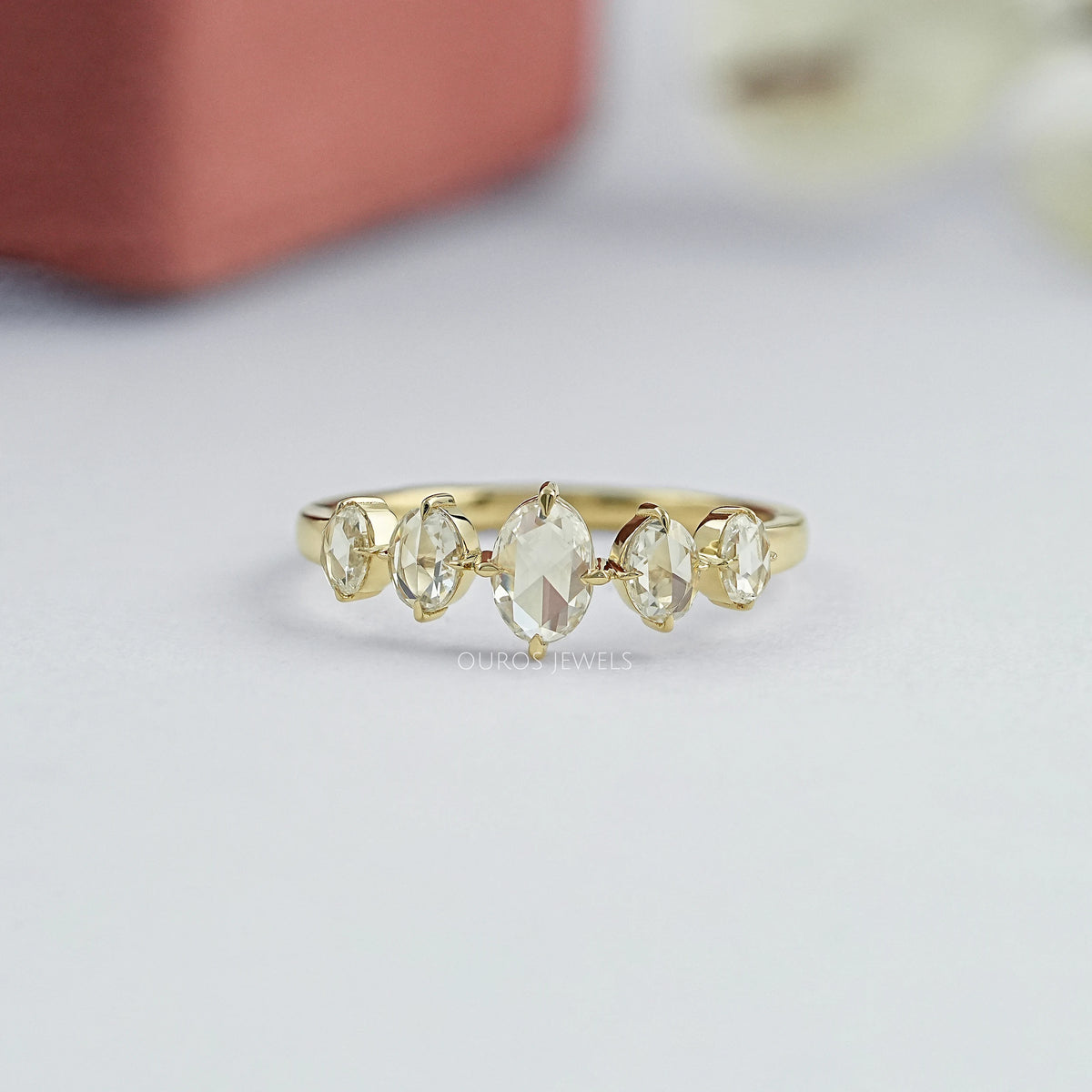Oval Diamond Five Stone Ring