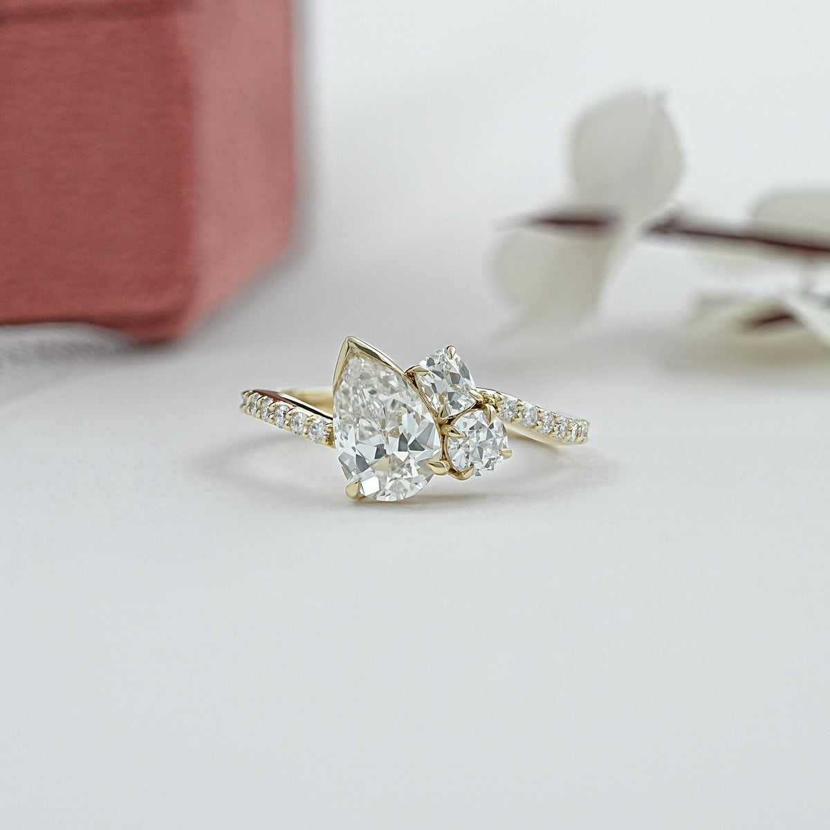 Multi Shape Diamond Classic Engagement Ring