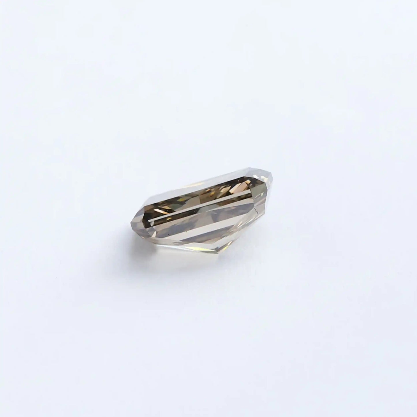 1.66 Carat Olive Radiant Cut Lab Grown Diamond
