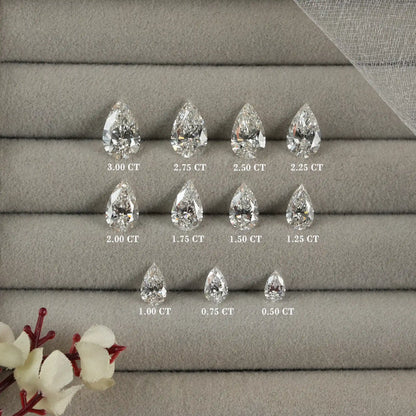 IGI Certified Pear Cut Lab Grown  Diamond