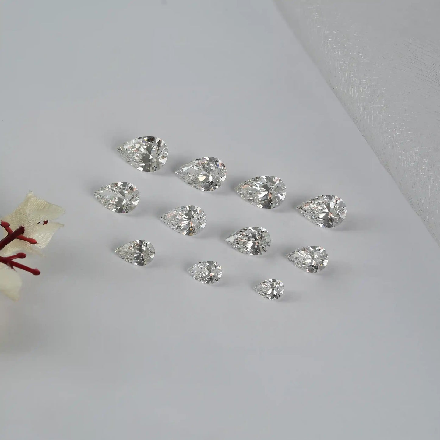 IGI Certified Pear Cut Lab Grown  Diamond