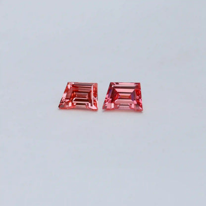 1.28 Carat  Pink Trapezoid Cut Lab Grown Diamond