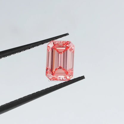 Pink Emerald Cut