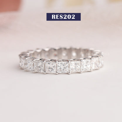Lab Grown Princess Diamond Eternity Band