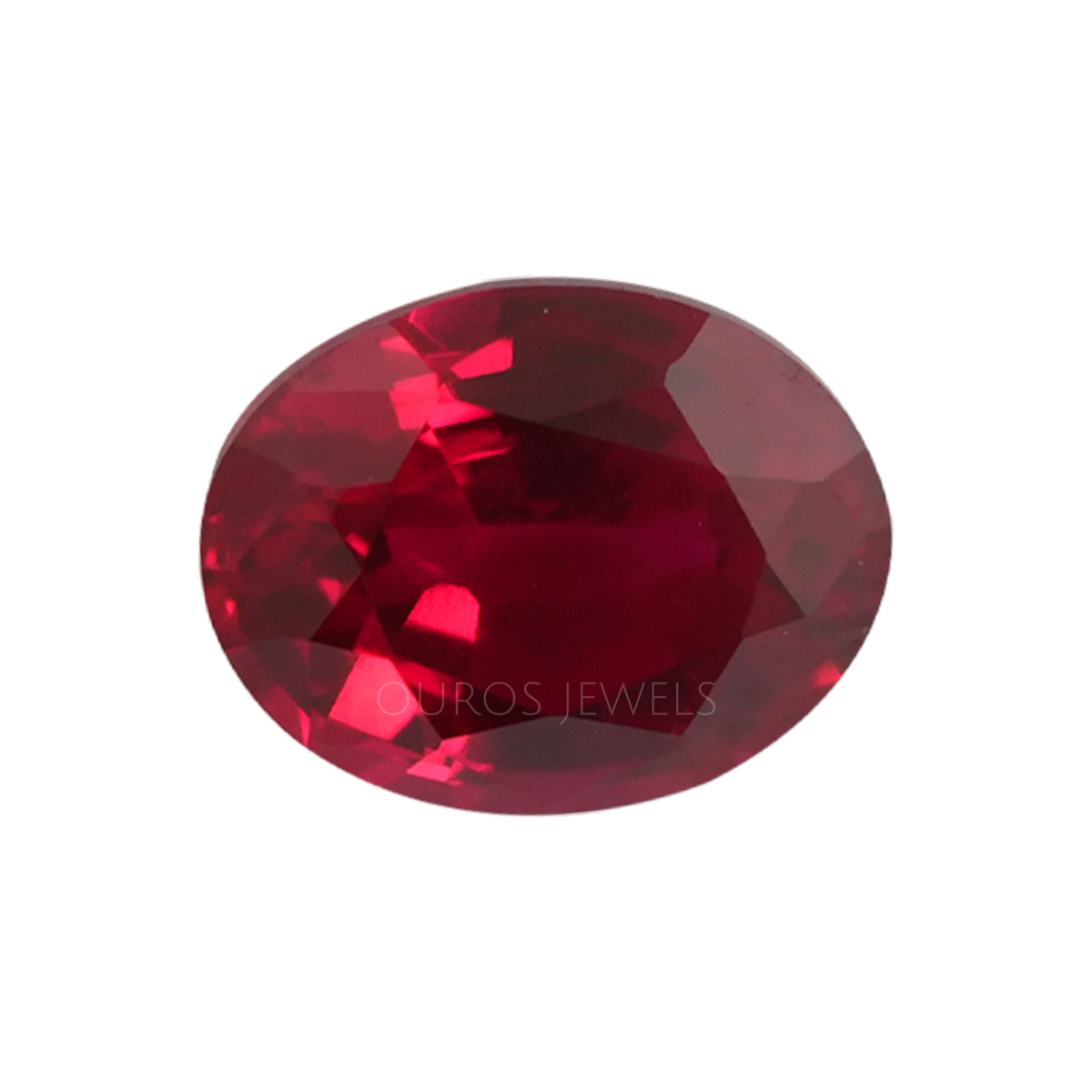 Oval Ruby Gemstone