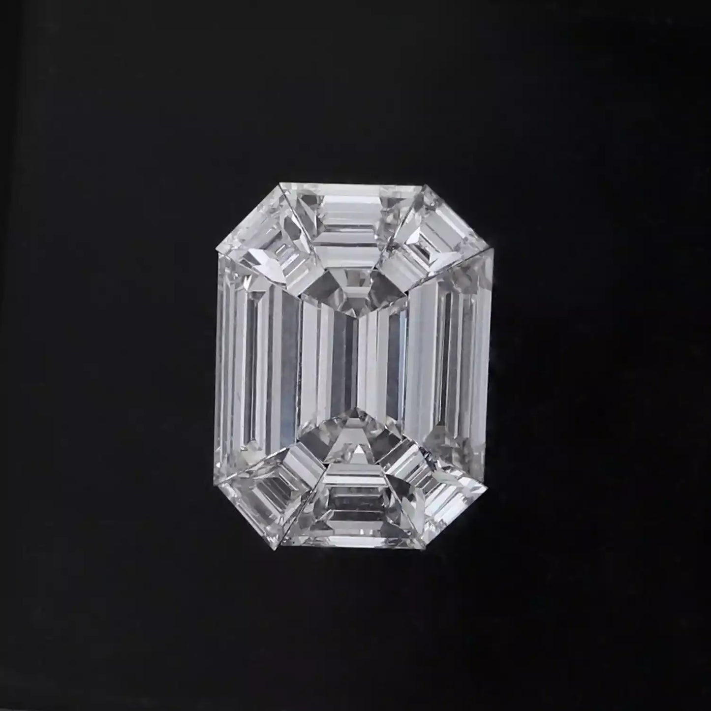 1.37 Carat Emerald Shape Pie Cut Lab Grown Diamond