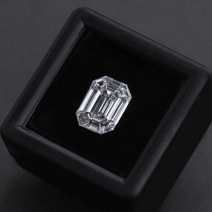 1.37 Carat Emerald Shape Pie Cut Lab Grown Diamond