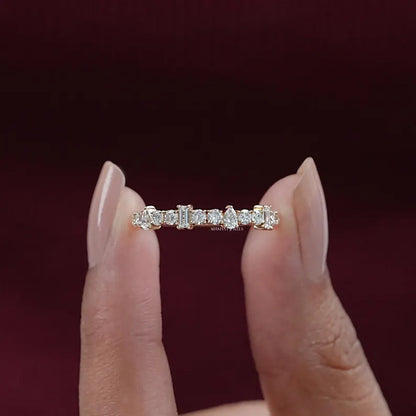 Multiple Lab Diamond Wedding Band