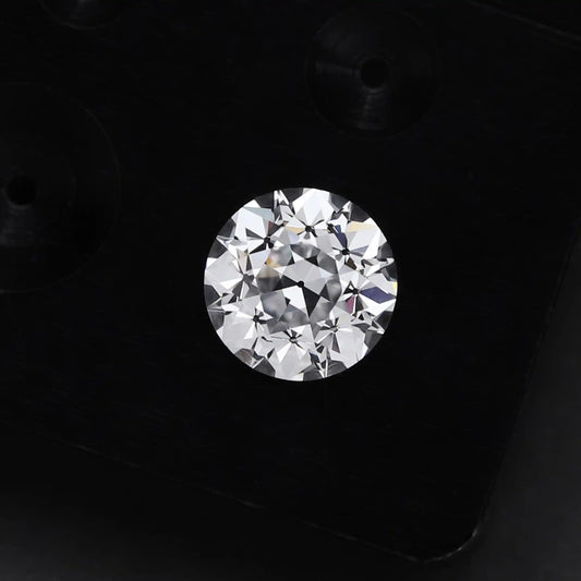 1.12 Carat Higher Crown Old European Round Cut Lab Grown Diamond