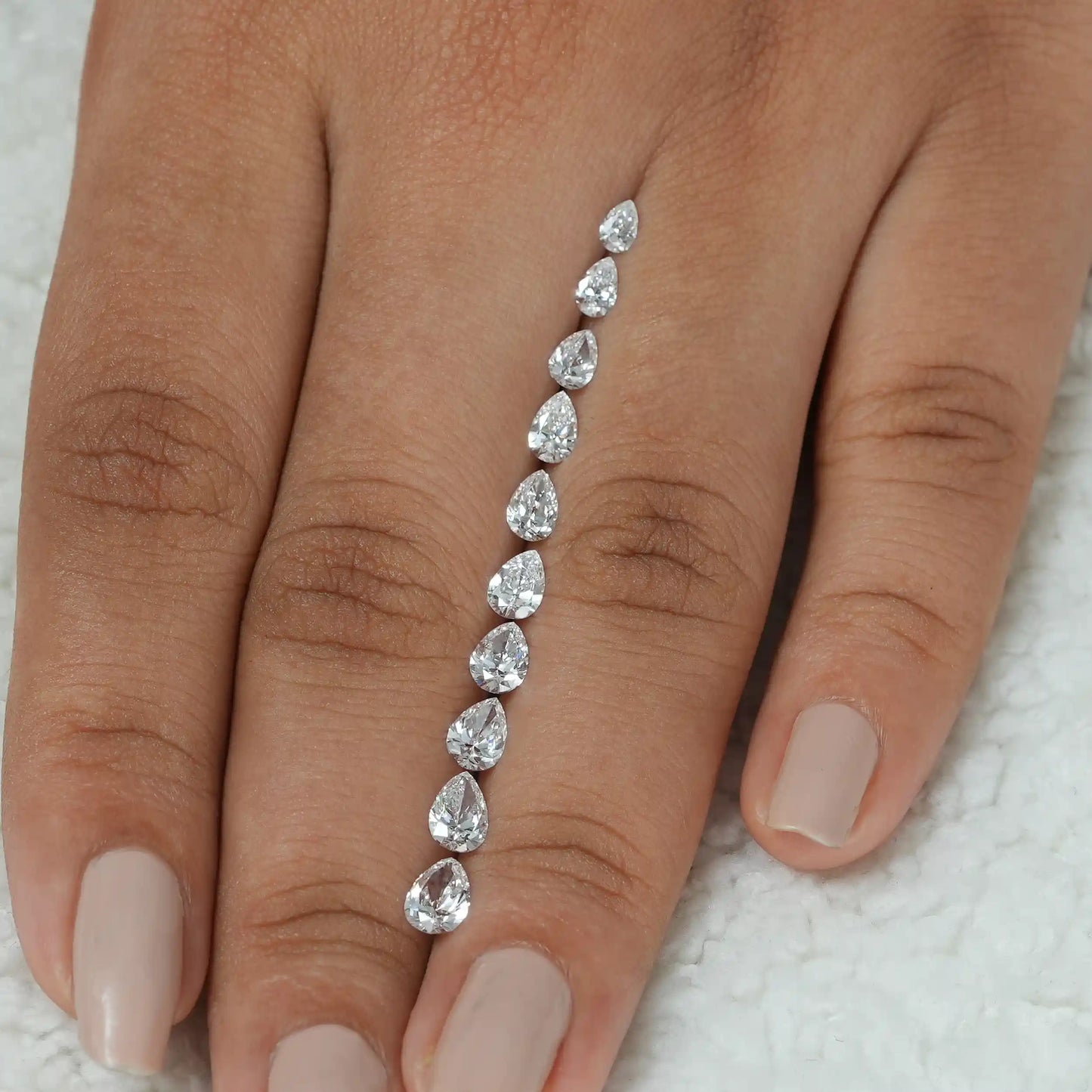 Pear Cut Lab Grown Diamond  Loose