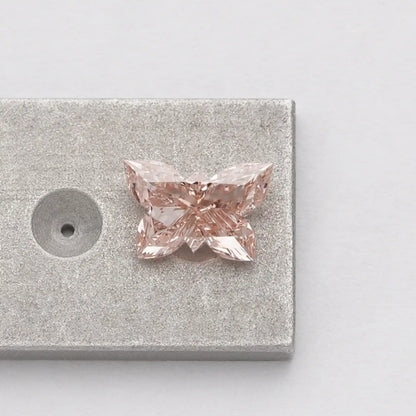 1.12 Carat Pink  Butterfly  Cut Lab Grown Diamond