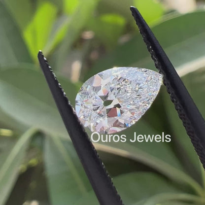1.02 Carat Old Cut Pear Lab Grown  Diamond