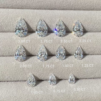IGI Certified Pear Cut Lab Grown  Diamond