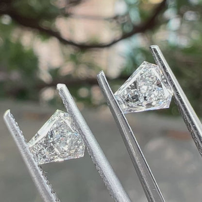 0.60 TCW Shield Cut Lab Grown  Diamond