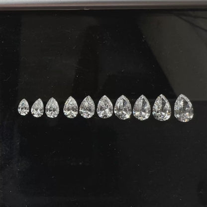 Pear Cut Lab Grown Diamond  Loose