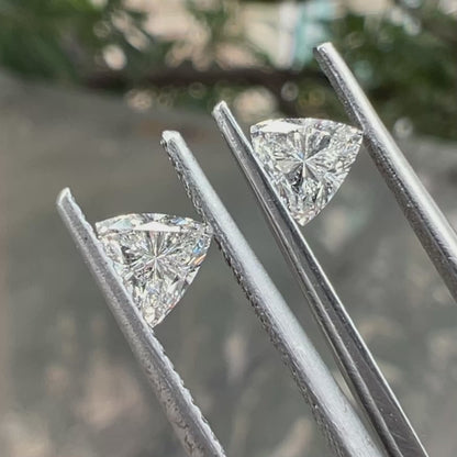 0.59 TCW Trillion Cut Lab Grown Diamond