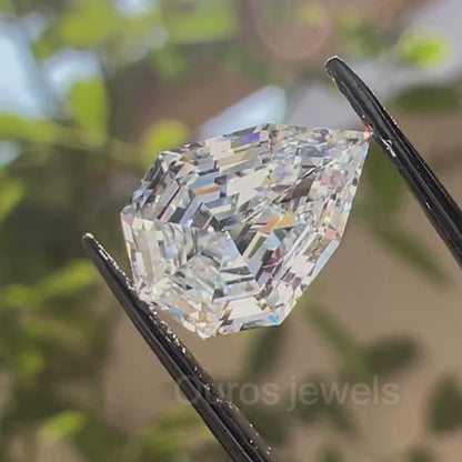 1.51 Carat Step  Cut Pear Lab Grown Diamond